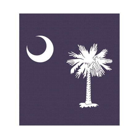 MAGNOLIA GARDEN FLAGS 13 x 18 in South Carolina Burlap Garden Flag M010040